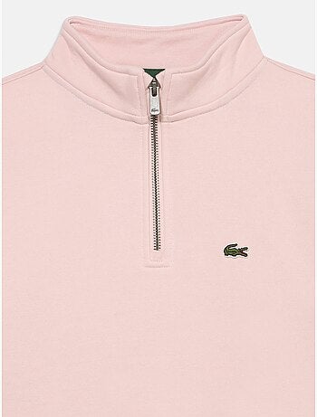 Camisola com gola alta e fecho de correr - lacoste