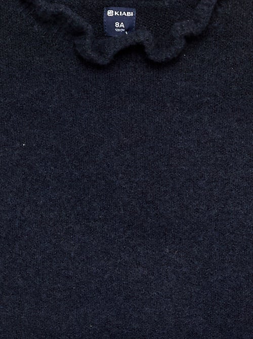 Camisola com gola alta ondulada - Kiabi