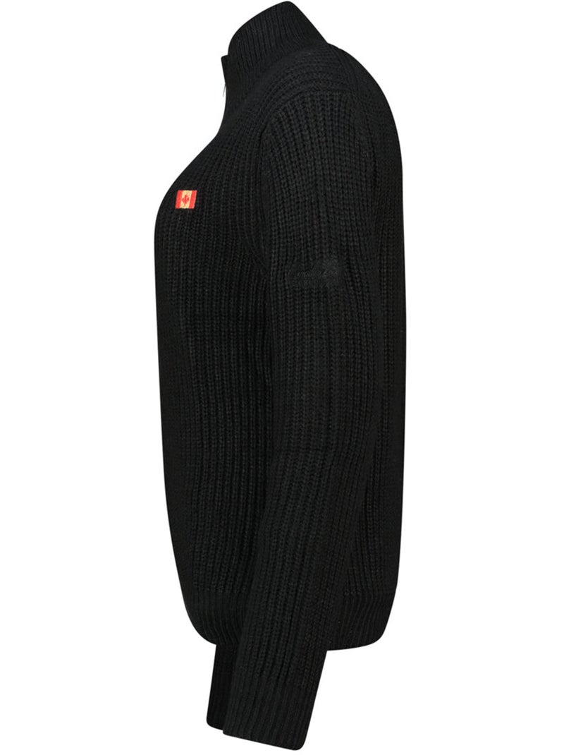 Camisola com gola com fecho flexibleak – canadian peak Preto - Kiabi