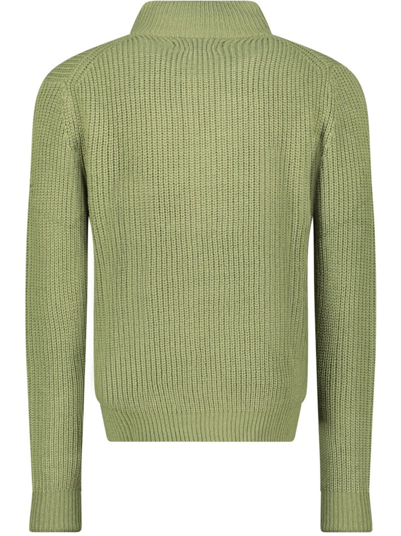 Camisola com gola com fecho flexibleak – canadian peak Verde oliva - Kiabi