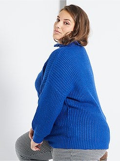 Camisola com gola de fantasia - Kiabi