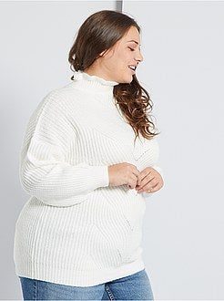 Camisola com gola de fantasia - Kiabi