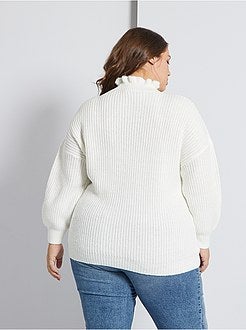 Camisola com gola de fantasia - Kiabi