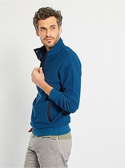 Camisola com gola de fecho - Kiabi