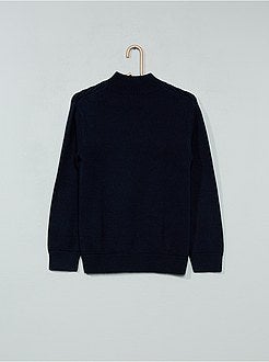 Camisola com gola de fecho - Kiabi