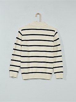 Camisola com gola de fecho - Kiabi