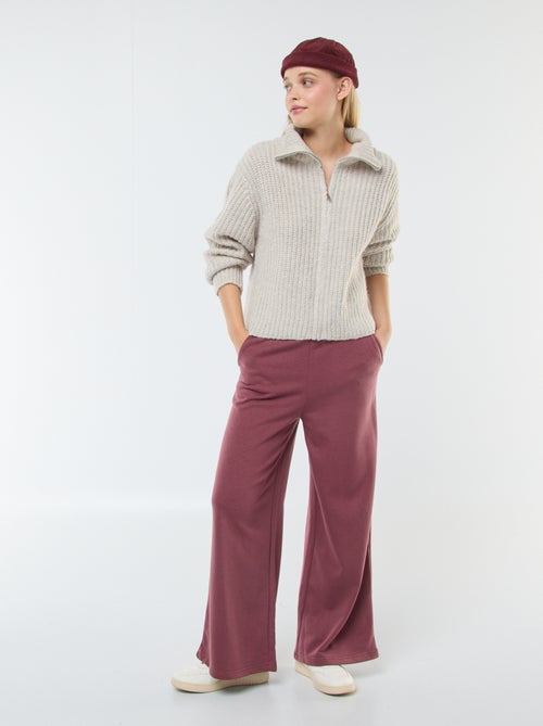 Camisola com gola de fecho - Kiabi