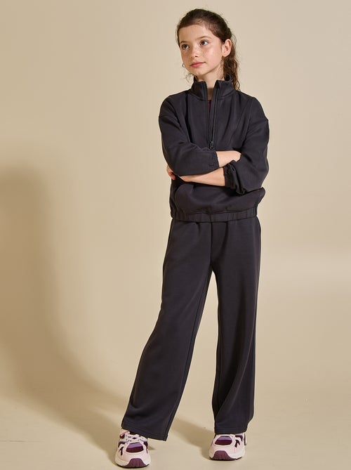 Camisola com gola de fecho - Kiabi