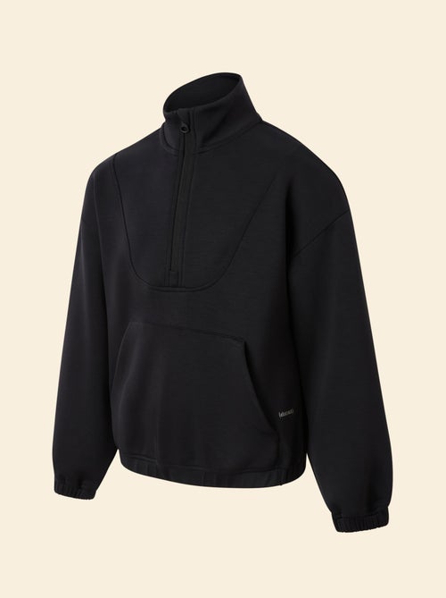 Camisola com gola de fecho - Kiabi