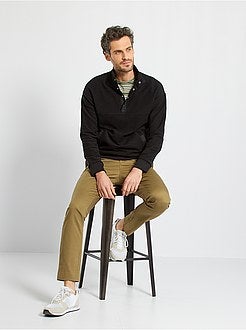 Camisola com gola de fecho - Kiabi