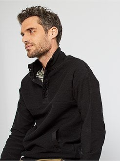 Camisola com gola de fecho - Kiabi