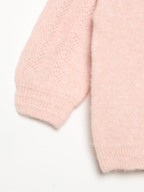Camisola com gola dupla fantasia - Kiabi
