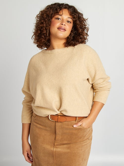 Camisola com gola em forma de barco - Kiabi