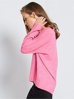 Camisola com gola em V - Kiabi