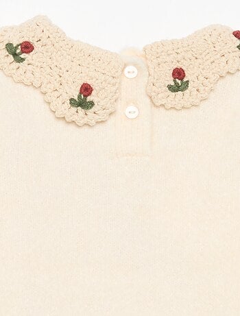 Camisola com gola fantasia