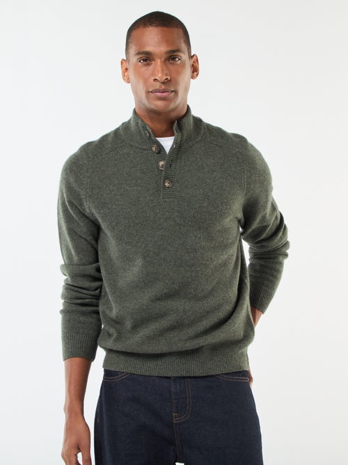 Camisola com Gola Funil - Kiabi