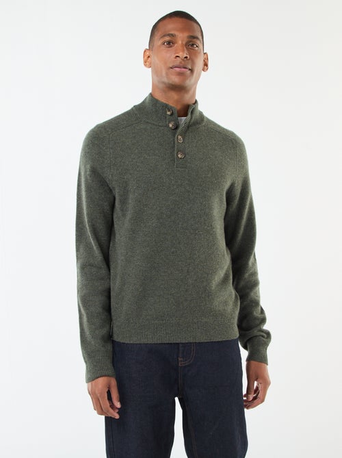 Camisola com Gola Funil - Kiabi