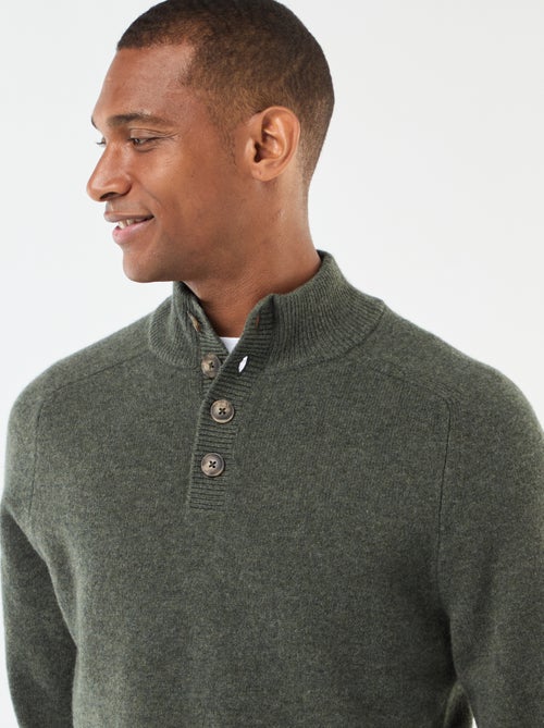 Camisola com Gola Funil - Kiabi