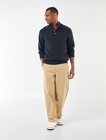 Camisola com Gola Funil