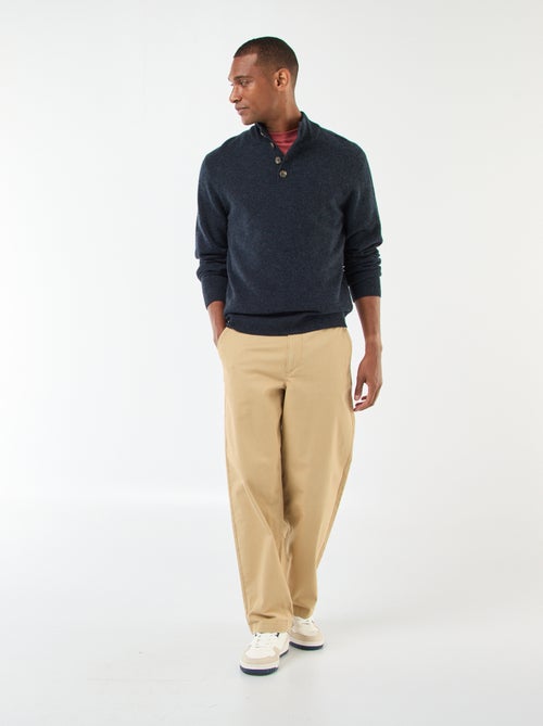 Camisola com Gola Funil - Kiabi