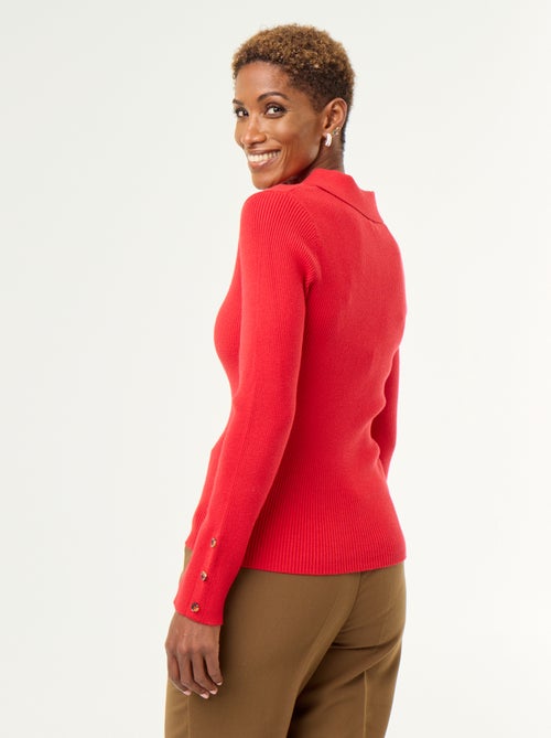 Camisola com gola polo - Kiabi Camisola com gola polo - Kiabi