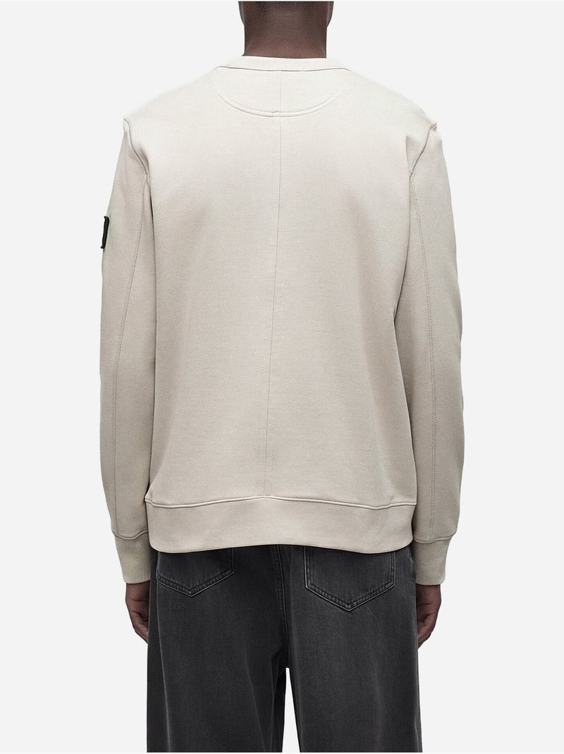 Camisola com gola redonda - calvin klein Branco sujo - Kiabi