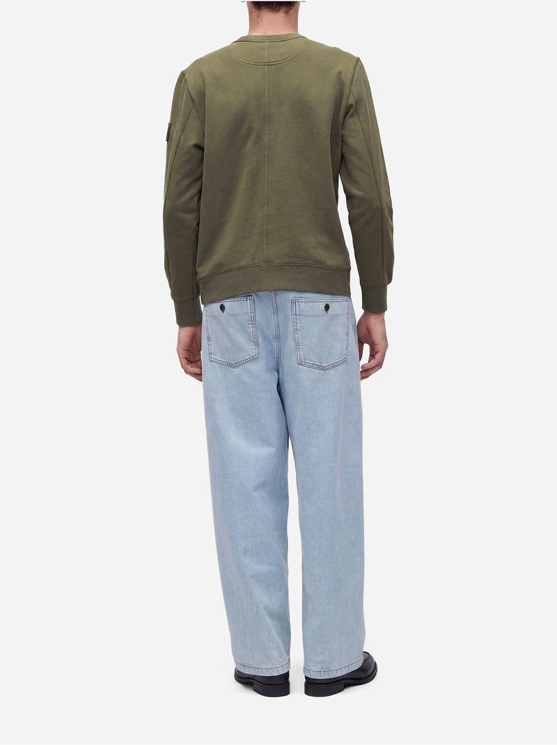 Camisola com gola redonda - calvin klein Verde - Kiabi
