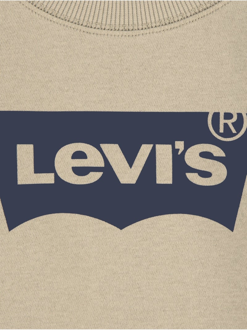 Camisola com gola redonda - levi's kids Bege escuro - Kiabi