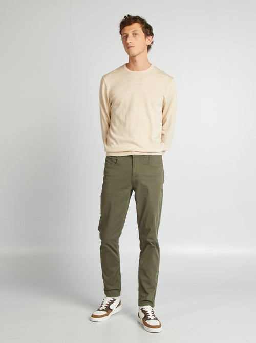 Camisola com gola redonda - Kiabi