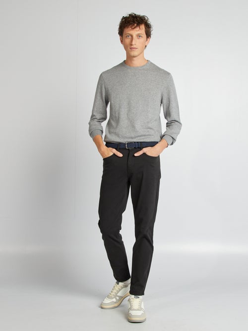 Camisola com gola redonda - Kiabi