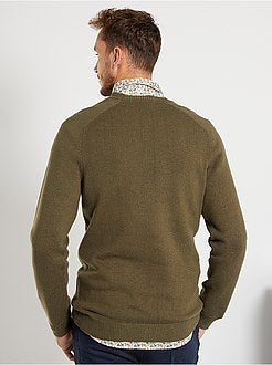 Camisola com gola redonda de conceção ecológica +1,90 m - Kiabi