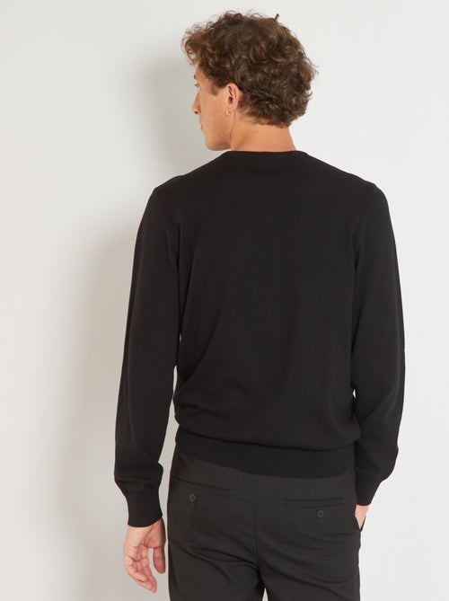 Camisola com gola redonda - Kiabi