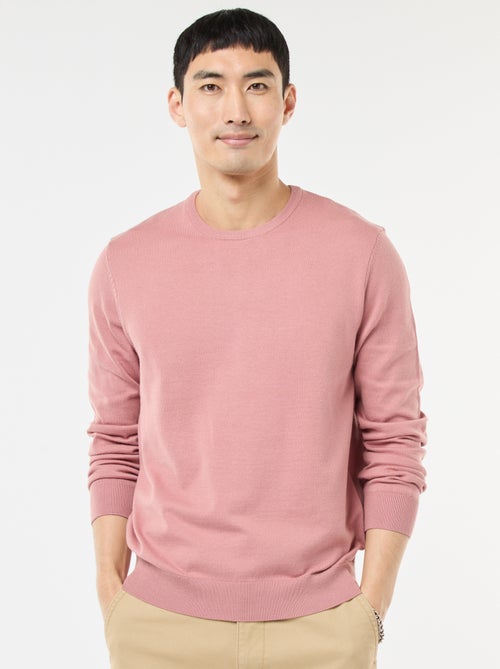 Camisola com gola redonda - Kiabi