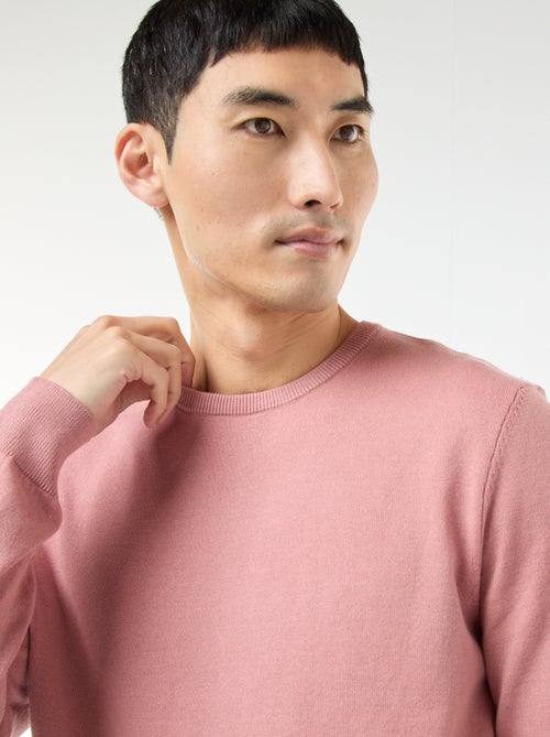 Camisola com gola redonda - Kiabi