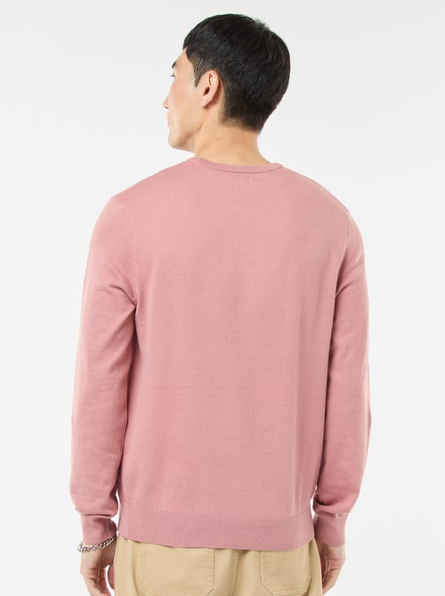 Camisola com gola redonda - Kiabi