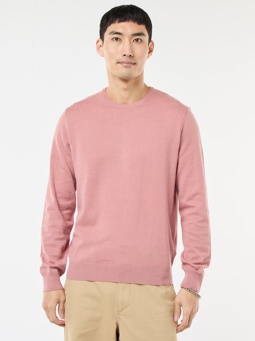 Camisola com gola redonda - Kiabi