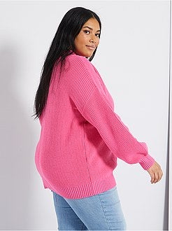 Camisola com gola subida - Kiabi