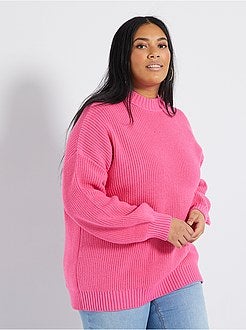 Camisola com gola subida - Kiabi