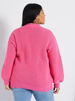 Camisola com gola subida - Kiabi