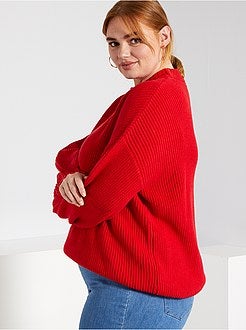 Camisola com gola subida - Kiabi