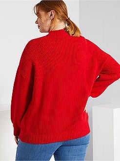 Camisola com gola subida - Kiabi