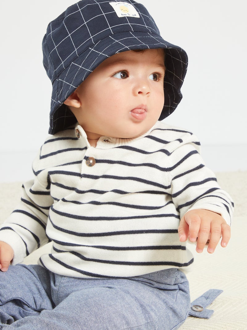 Camisola com gola tunisina BRANCO - Kiabi