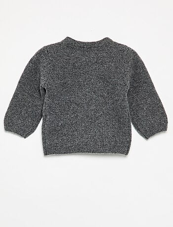 Camisola com laço grande de renda