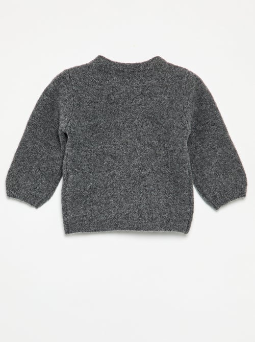 Camisola com laço grande de renda - Kiabi