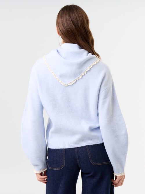 Camisola com lenço a condizer - Kiabi