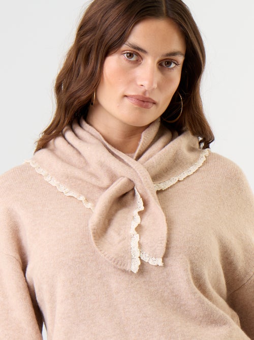 Camisola com lenço a condizer - Kiabi
