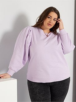 Camisola com manga balão - Kiabi