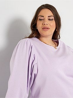 Camisola com manga balão - Kiabi