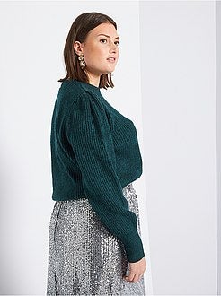 Camisola com manga de balão - Kiabi