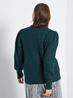 Camisola com manga de balão - Kiabi